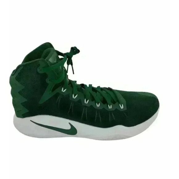 Nike 2016 Hyperdunk TB Basketball Shoes Mens SZ 18 Green White 856483-331 New